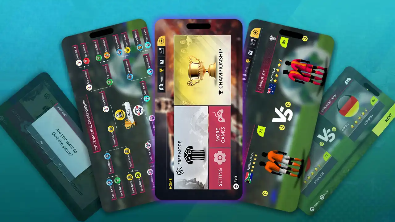 Football Simulation 2024 Game UI-UX Design | GamePro Studio